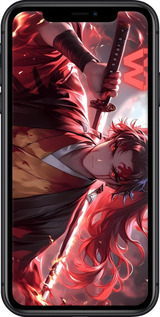 2D пластиковий чехол Аниме воин для Apple iPhone 11 - 6281t-1722 изображение 