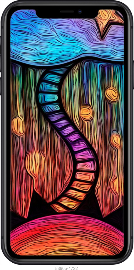 2D пластиковый чехол № 5390 для Apple iPhone 11 - 5390t-1722 изображение 