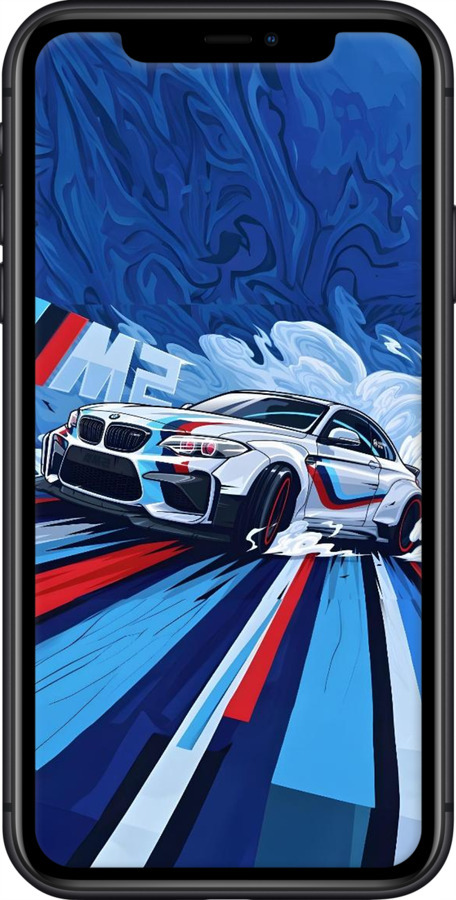 Силиконовый чехол БМВ для Apple iPhone 11 - 6292u-1722 изображение 