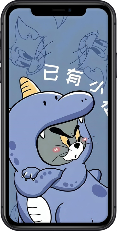 2D пластиковий чехол Том і джеррі 1 для Apple iPhone 11 - 6358t-1722 изображение 