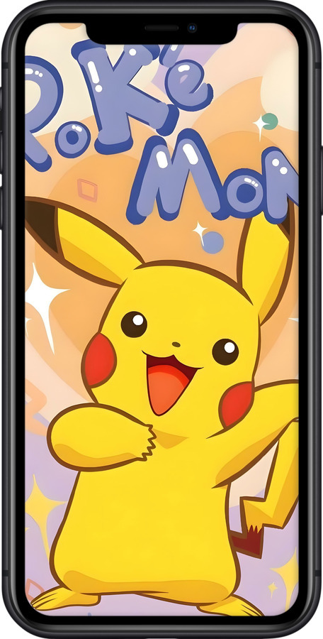 Силиконовый чехол Пикачу для Apple iPhone 11 - 6383u-1722 изображение 
