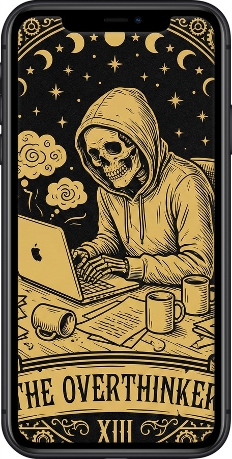 Силиконовый чехол The Overthinker для Apple iPhone 11 - 6774u-1722 изображение 