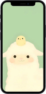 TPU чехол Барашек и ципленок для Apple iPhone 12 Mini - 6369b-2071 изображение 