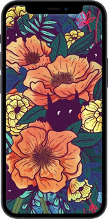 TPU чехол Із зображенням польових квітів для Apple iPhone 12 Mini - 6419b-2071 изображение 