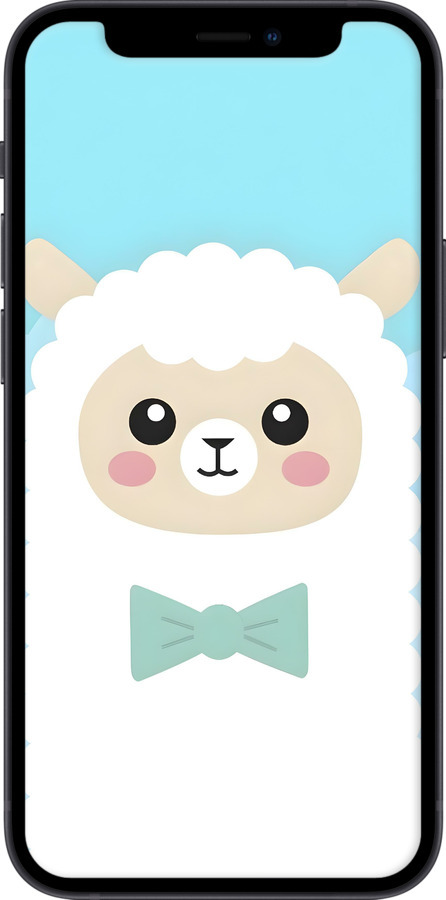 TPU чехол Милий баранчик для Apple iPhone 12 Mini - 6355b-2071 изображение 