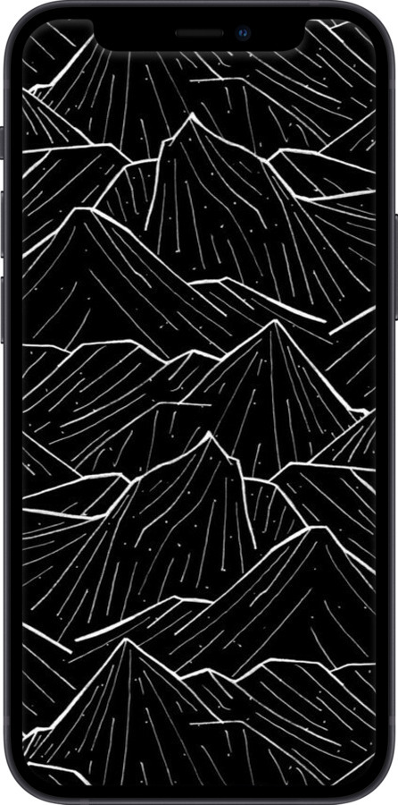 TPU чехол С изображением Темных гор для Apple iPhone 12 Mini - 6489b-2071 изображение 