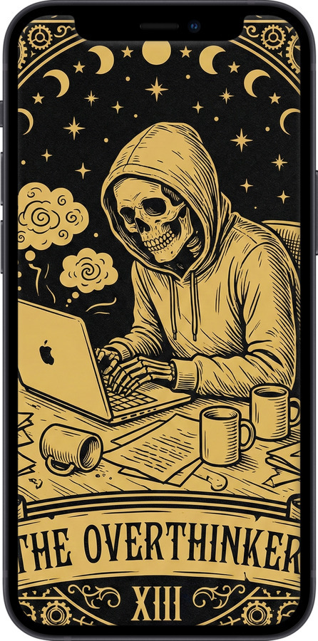 TPU чехол The Overthinker для Apple iPhone 12 Mini - 6774b-2071 изображение 