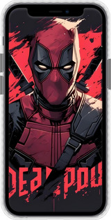 Чехол Bumper чехол Дедпул для Apple iPhone 12 Mini - 6293pc-2071 изображение 