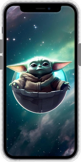 Чохол Bumper чехол Малышь йода для Apple iPhone 12 Mini - 6294pc-2071 изображение 