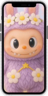 Чехол Bumper чехол Лабубу 1 для Apple iPhone 12 Mini - 6709pc-2071 изображение 