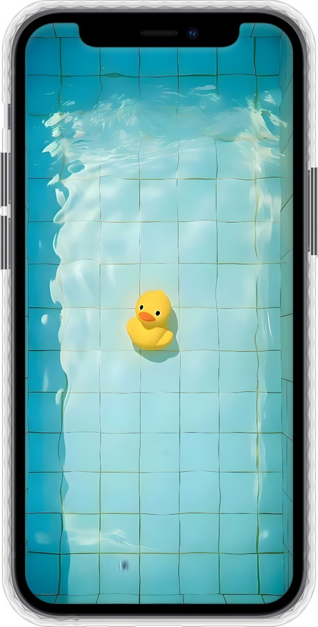 Чехол Bumper чехол Утенок для Apple iPhone 12 Mini - 6323pc-2071 изображение 