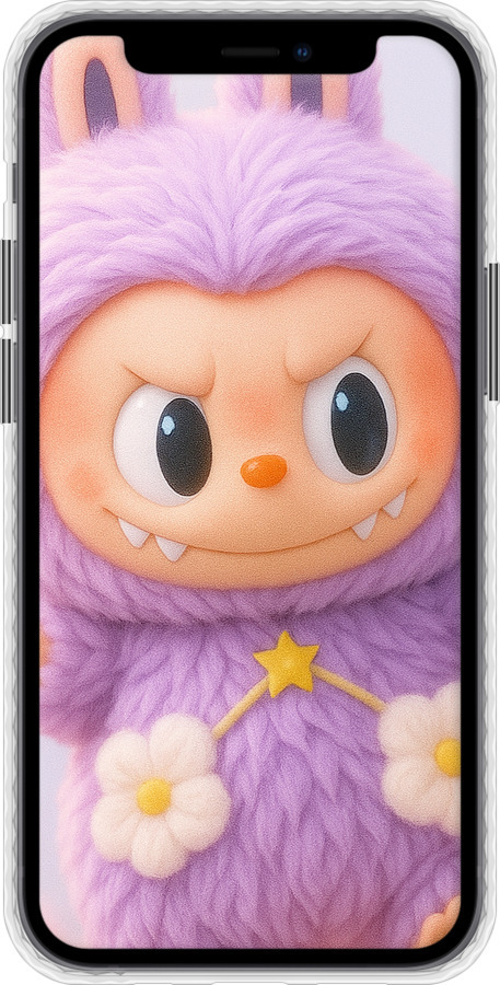 Чехол Bumper чехол Лабубу для Apple iPhone 12 Mini - 6708pc-2071 изображение 