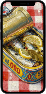 2D пластиковый чехол Vintage Sardine Tin Phone для Apple iPhone 12 Mini - 6772t-2071 изображение 