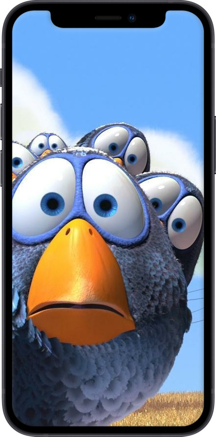2D пластиковый чехол Angry Birds для Apple iPhone 12 Mini - 6008t-2071 изображение 