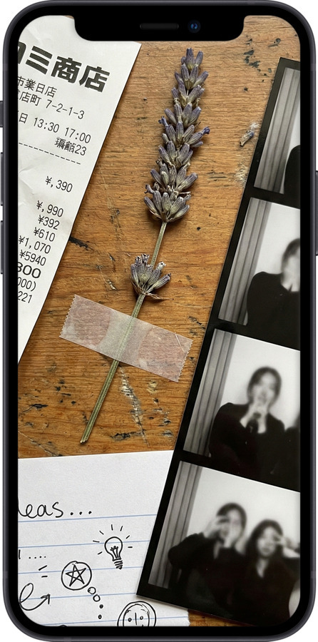 Силиконовый чехол Aesthetic Scrapbook Collage для Apple iPhone 12 Mini - 6773u-2071 изображение 