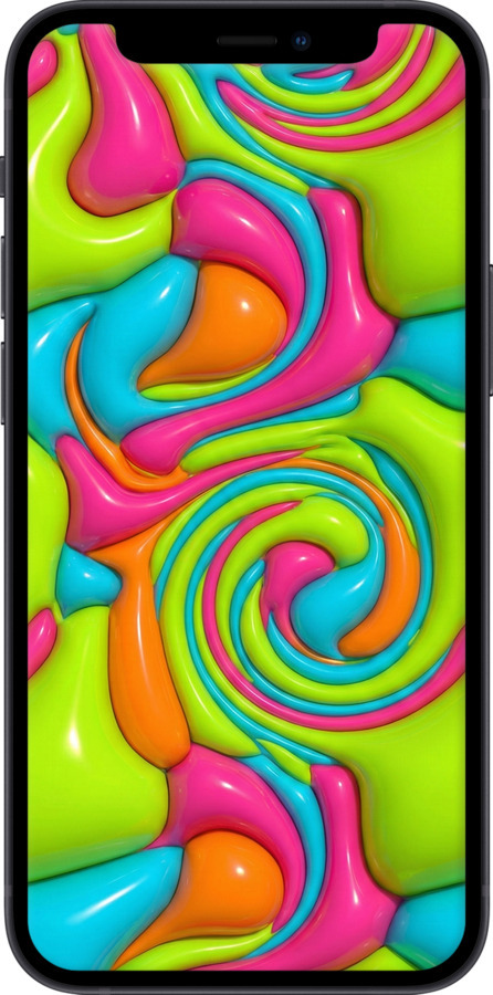 Силіконовий чехол Y2K Jelly Dream для Apple iPhone 12 Mini - 6780u-2071 изображение 