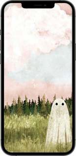TPU чехол Привидение для Apple iPhone 12 Pro Max - 6401b-2054 изображение 