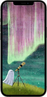TPU чехол Привидение и звезды для Apple iPhone 12 Pro Max - 6443b-2054 изображение 