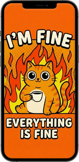 TPU чехол Funny Cat для Apple iPhone 12 Pro Max - 6786b-2054 изображение 