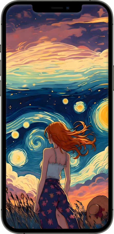 TPU чехол Девушка Арт для Apple iPhone 12 Pro Max - 6325b-2054 изображение 