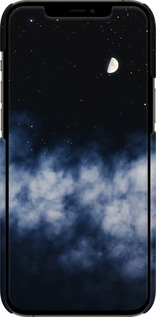 3D пластиковий глянцевий чехол Нічне небо для Apple iPhone 12 Pro Max - 6450c-2054 изображение 