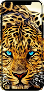 3D пластиковий глянцевий чехол Леопард для Apple iPhone 12 Pro Max - 6611c-2054 изображение 