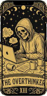 3D пластиковый матовый чехол The Overthinker для Apple iPhone 12 Pro Max - 6774m-2054 изображение 