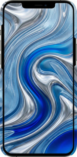 3D пластиковий матовий чехол Liquid Chrome для Apple iPhone 12 Pro Max - 6781m-2054 изображение 