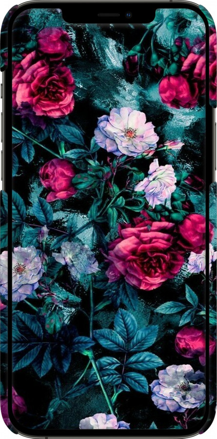 3D пластиковый глянцевый чехол Сад и розы для Apple iPhone 12 Pro Max - 6483c-2054 изображение 
