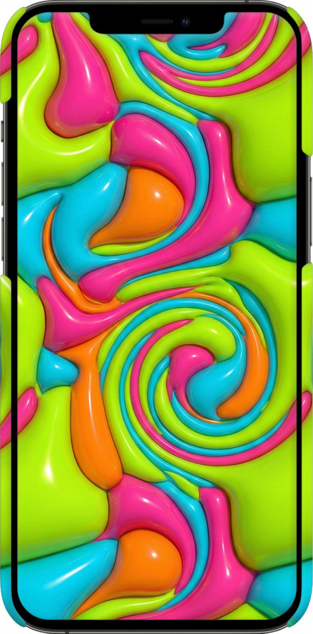 3D пластиковый матовый чехол Y2K Jelly Dream для Apple iPhone 12 Pro Max - 6780m-2054 изображение 