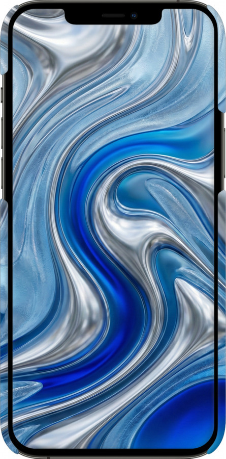 3D пластиковий матовий чехол Liquid Chrome для Apple iPhone 12 Pro Max - 6781m-2054 изображение 