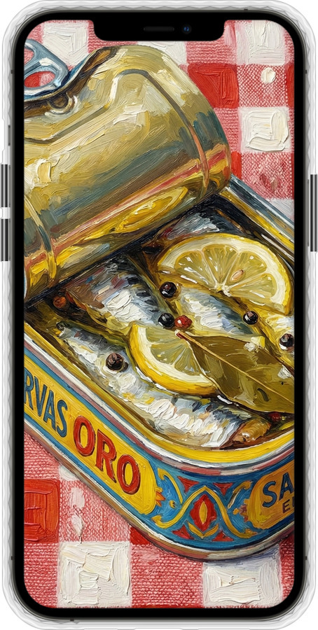 Чехол Bumper MagSafe чехол Vintage Sardine Tin Phone для Apple iPhone 12 Pro Max - 6772pm-2054 изображение 