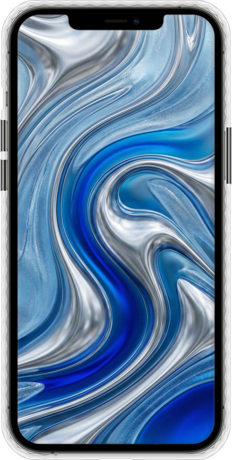 Чехол Bumper MagSafe чехол Liquid Chrome для Apple iPhone 12 Pro Max - 6781pm-2054 изображение 