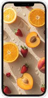 Силикон с усиленными углами чехол Фрукты 3 для Apple iPhone 12 Pro Max - 6703sp-2054 изображение 
