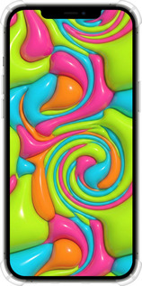 Силикон с усиленными углами чехол Y2K Jelly Dream для Apple iPhone 12 Pro Max - 6780sp-2054 изображение 