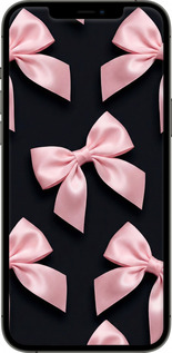 2D пластиковый чехол Coquette Ribbons Dark Coquette для Apple iPhone 12 Pro Max - 6767t-2054 изображение 