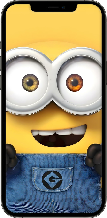2D пластиковий чехол Миньон для Apple iPhone 12 Pro Max - 6389t-2054 изображение 