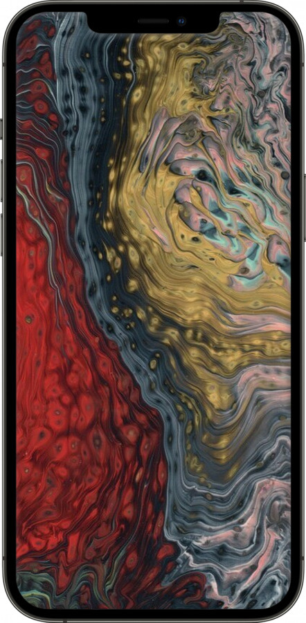 Силіконовий чехол Із зображенням абстрактного живопису для Apple iPhone 12 Pro Max - 6530u-2054 изображение 