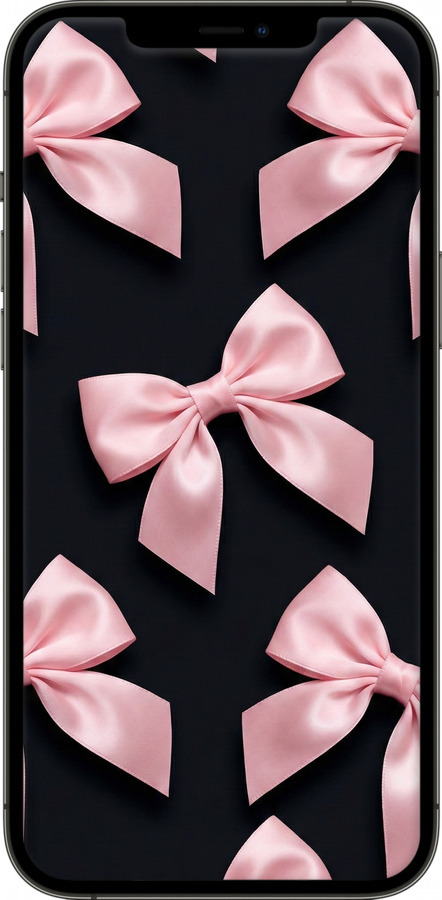 2D пластиковый чехол Coquette Ribbons Dark Coquette для Apple iPhone 12 Pro Max - 6767t-2054 изображение 