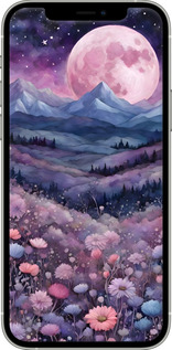 TPU чехол Ніч місяць арт для Apple iPhone 12 Pro - 6319b-2052 изображение 