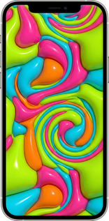 TPU чехол Y2K Jelly Dream для Apple iPhone 12 - 6780b-2053 изображение 