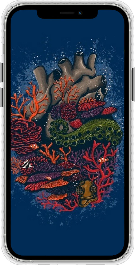 Чохол Bumper чехол Серце моря для Apple iPhone 12 Pro - 6506pc-2052 изображение 