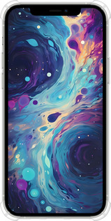 Силіконовий протиударний с посиленими кутами чехол Арт акварель для Apple iPhone 12 Pro - 6329sp-2052 изображение 