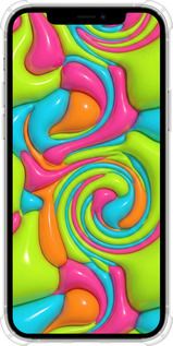 Силикон с усиленными углами чехол Y2K Jelly Dream для Apple iPhone 12 Pro - 6780sp-2052 изображение 