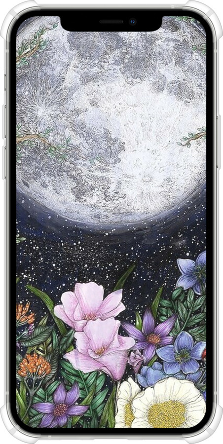 Силикон с усиленными углами чехол Полночь в саду II для Apple iPhone 12 Pro - 6424sp-2052 изображение 