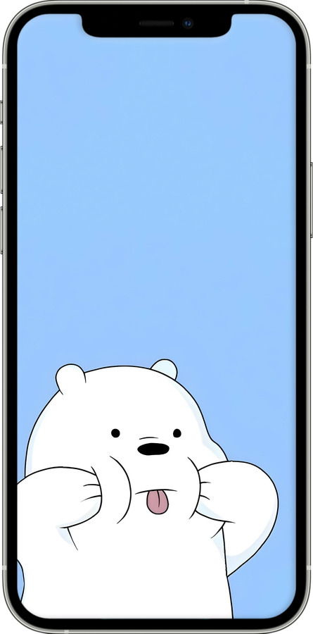 Силиконовый чехол Милый мишка для Apple iPhone 12 - 6357u-2053 изображение 