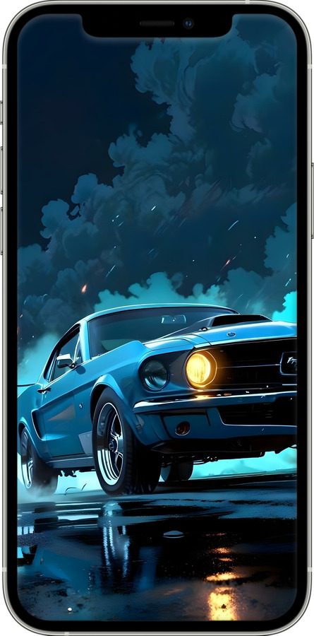 2D пластиковий чехол Форд мустанг для Apple iPhone 12 Pro - 6374t-2052 изображение 