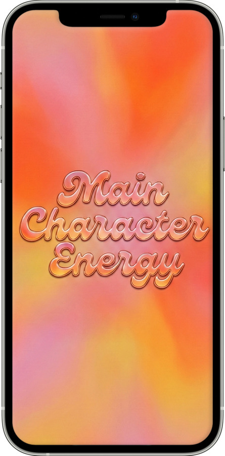 2D пластиковый чехол Aura Gradient Main Character Energy Aesthetic Y2K для Apple iPhone 12 Pro - 6783t-2052 изображение 