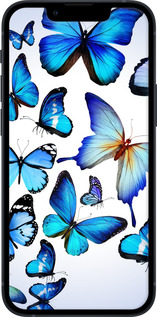 TPU чехол Бабочки для Apple iPhone 13 Mini - 6023b-2373 изображение 