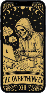 TPU чехол The Overthinker для Apple iPhone 13 Mini - 6774b-2373 изображение 